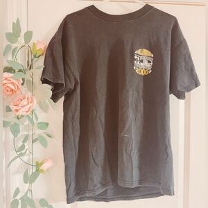 Hanes, Men’s Vintage Black Short Sleeve Tee with Graphic